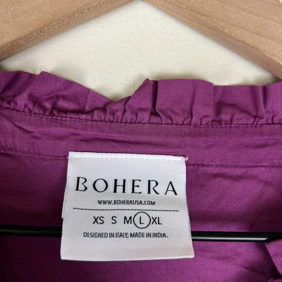 Bohera Purple Pearl Lou Fit & Flair Long Sleeve Maxi Dress - Picture 4 of 6